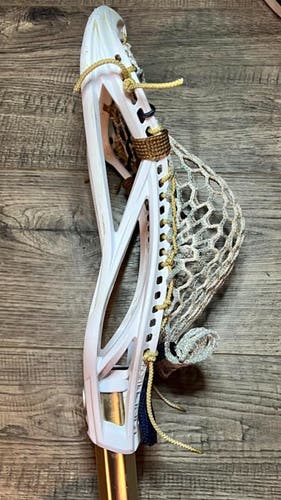 Used Maverik Kinetic 2.0 Lacrosse Head w/ Gold Apollo Attack Shaft