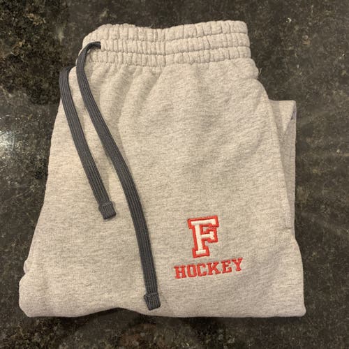 Fairfield University Hockey Sweatpants Gray Size M