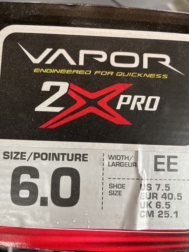 Senior Bauer Extra Wide Width Size 6 Vapor 2X Pro Hockey Skates