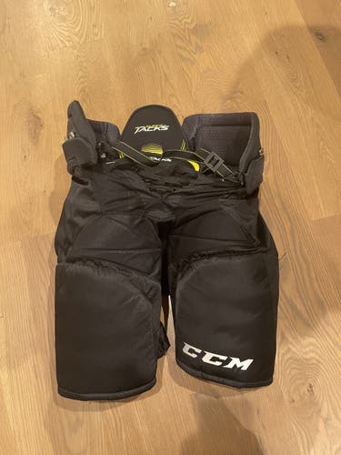 Black Senior Large CCM  Super Tacks Hockey Pants