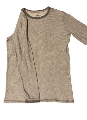 NWT Goodfellow & Co. Men's Tagless Thermal Shirt Grey Size Medium Tall