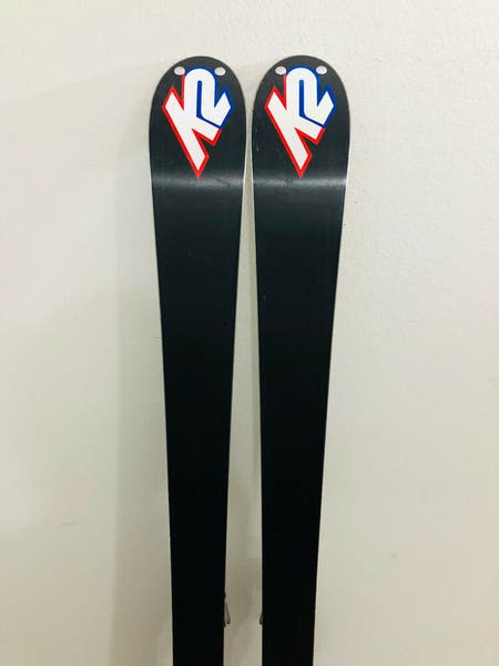 k2 apache radius x skis Used K2 Apache Radius X Downhill Skis Size 163 cm w/ Marker Bindings