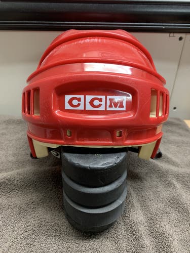 VINTAGE RARE RES HT2 CCM HOCKEY HELMET 7/58!!!!