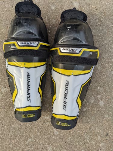 Shin Pads Used Junior Bauer Supreme 2S