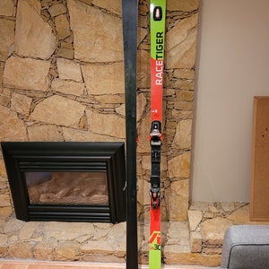 Used Volkl Racetiger 193cm GS Skis with Marker Race Xcell 18 Bindings