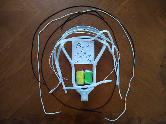 New 'White' STX Unstrung Hammer Omega Head (FREE Mesh Hero 2.0 semisoft + stringkit)