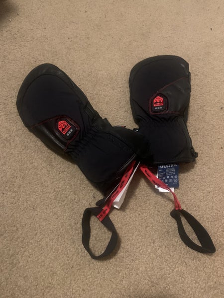 Black Gloves Adult Unisex New Hestra Power Heater Mitt