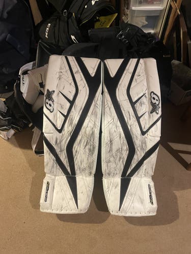 Black Senior 36" Brian's  GNETiK lV Goalie Leg Pads