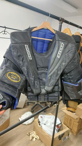 Brown medium Chest Protector Used Pro Stock