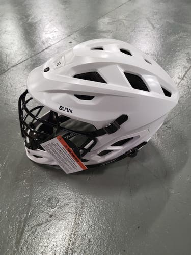 White New Adult Medium Player's Warrior Burn Helmet