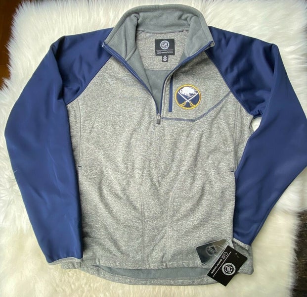 *SALE* Buffalo Sabres Royal Blue and Gray Letterman Jacket