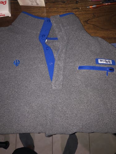 Washington & Lee Fleece Gray Used XL Columbia Sweatshirt