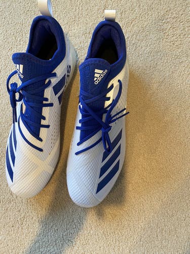 White Men's Size 11 (Women's 12) Low Cut Adizero
