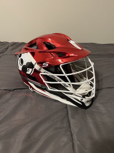 Red Adult Player's Cascade S Helmet
