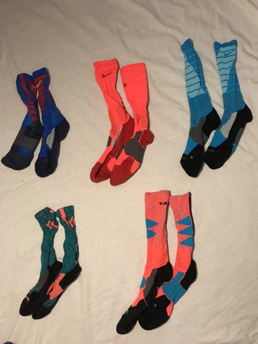 Nike Hyper-Elite Socks - 5 pair
