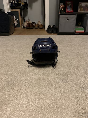 Blue Used Medium CCM  Tacks 710 Helmet