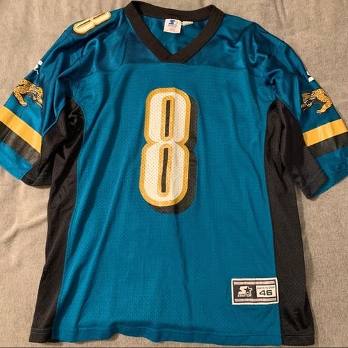 Mark Brunell #8 Teal Jacksonville Jaguars Starter Jersey