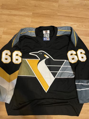 Starter PITTSBURGH PENGUINS Robo Penguin Authentic HOCKEY JERSEY Alt Gradient 52