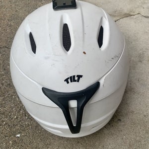 White Used YOUTH Large Giro Helmet