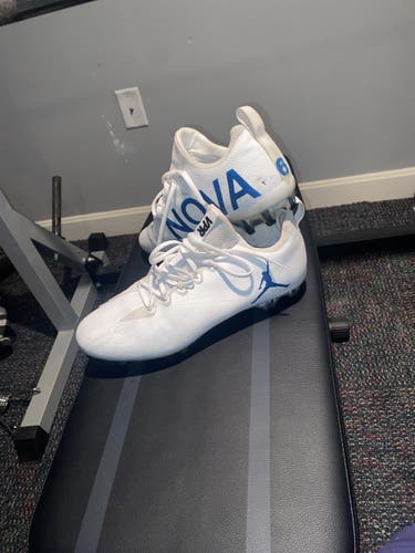 Custom Villanova Air Jordan Cleats