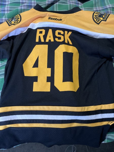 NHL Reebok Boston Bruins Tuukka Rask Jersey 40 Youth Small Medium Boys  Black