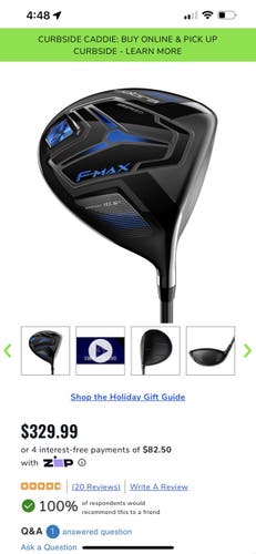 Cobra F Max Air Speed Driver
