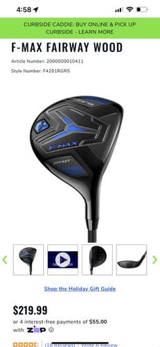 Cobra F Max Air Speed Fairway Wood