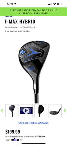 Cobra F Max Airspeed Hybrid