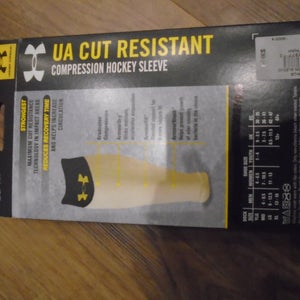 UnderArmour UA Cut Resistant Compression Hockey Sleeve 1 Pair Made in USA Large