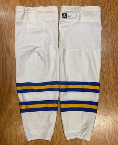 White Senior Large Adidas Pro Stock Socks