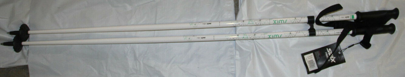 NEW Swix Techlite PRO W women's alpine ski poles Swix white NEW 120CM