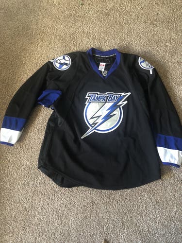 Tampa Bay Lightning Team Issued Pro Stock Jersey