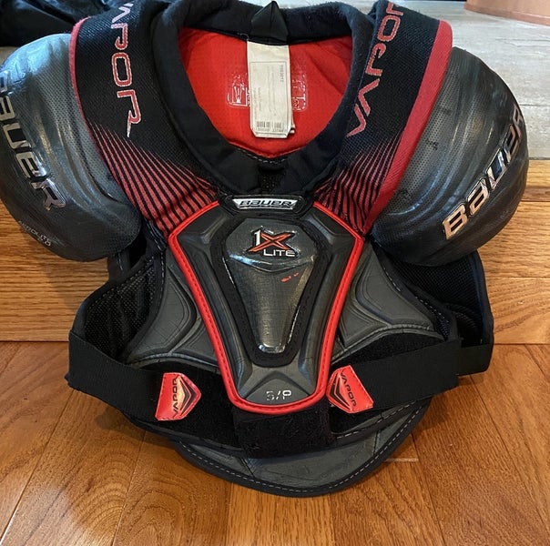 Used Junior Small Bauer Vapor 1X AeroLite Shoulder Pads