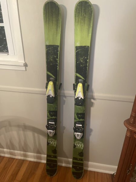 Used Line Mastermind Skis With Bindings