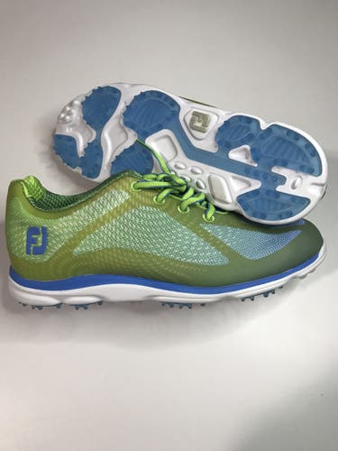 Green Women's Size 7 Footjoy DNA Helix Golf Shoes