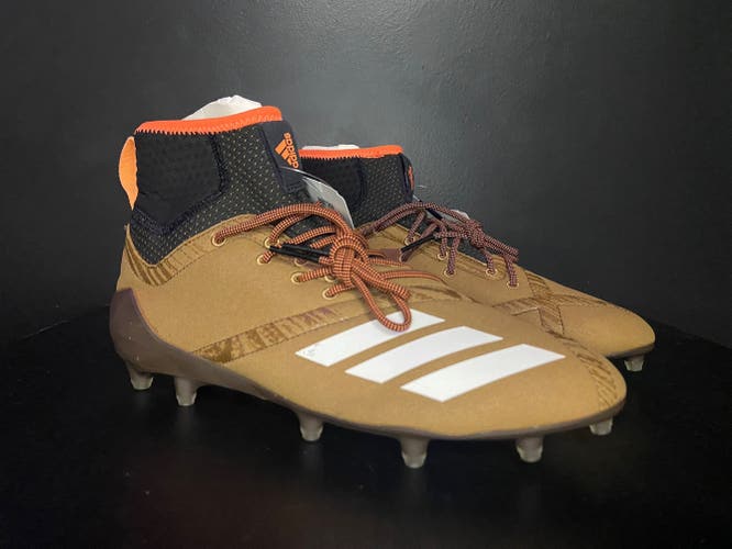 Adidas Adizero 5 Star 7.0 Mid Lacrosse Cleats Upstate Desert Brown BB7259 Mens 9
