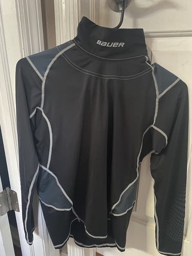 Bauer Hockey Shirt with Kevlar Neck Protector YOUTH LARGE