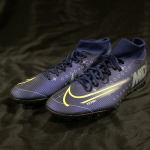 Superfly 7 Elite MDS Turf Soccer Cleat - Blue Void/Barely Volt/White/Black