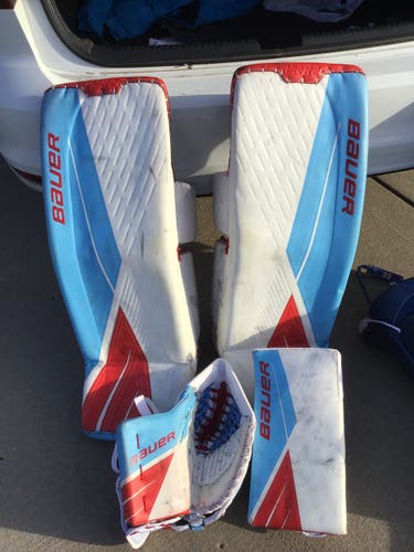 Custom Full Set Used Senior 34" Bauer Regular Ultrasonic