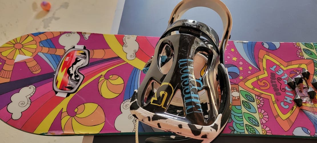 Snowboard Used Kid's Burton All Mountain With Bindings Soft Flex