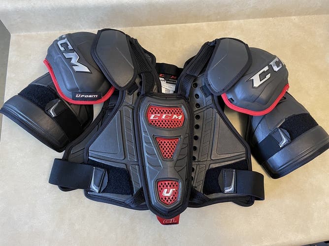 New Pro Stock CCM U+ Crazy Light Shoulder Pads