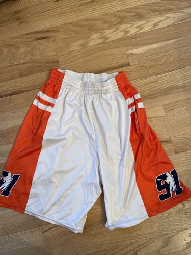 Team 91 White Medium Shorts