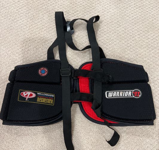 Warrior lacrosse rib pad