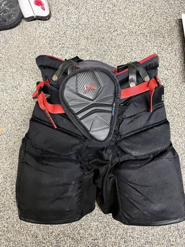 Black Used Small Bauer Vapor 1X Hockey Goalie Pants