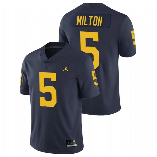 Men/Women/Youth Joe Milton Michigan Wolverines College Football Big Ten Navy Jersey Stitched