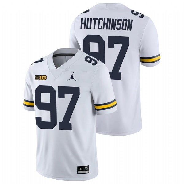 Men/Women/Youth Aidan Hutchinson Michigan Wolverines College Football Big  Ten White Jersey Stitched