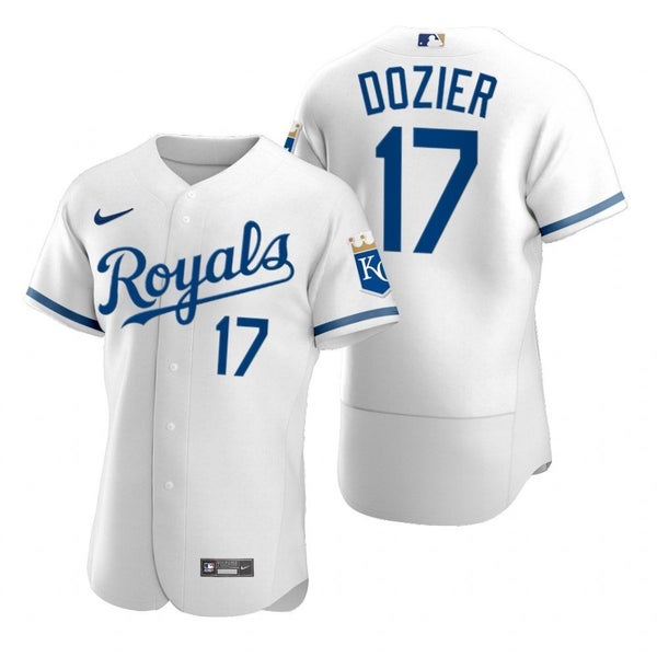 Hunter Dozier Youth Jersey - Kansas City Royals Replica Kids Home Jersey