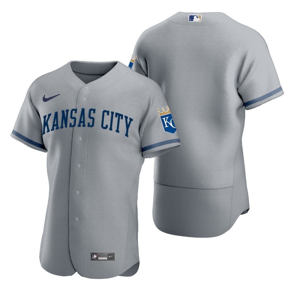 Men/Women/Youth Kansas City Royals Gray Road Stitched Jersey 2022