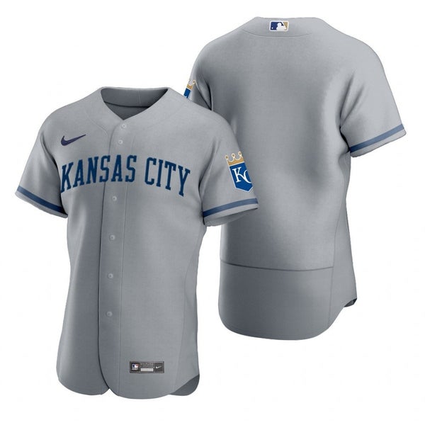 Men/Women/Youth Kansas City Royals Gray Road Stitched Jersey 2022 New  Uniforms