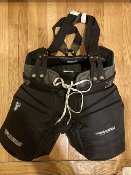 Black Goalie Pants Senior Used Small Vaughn VE8 XFP